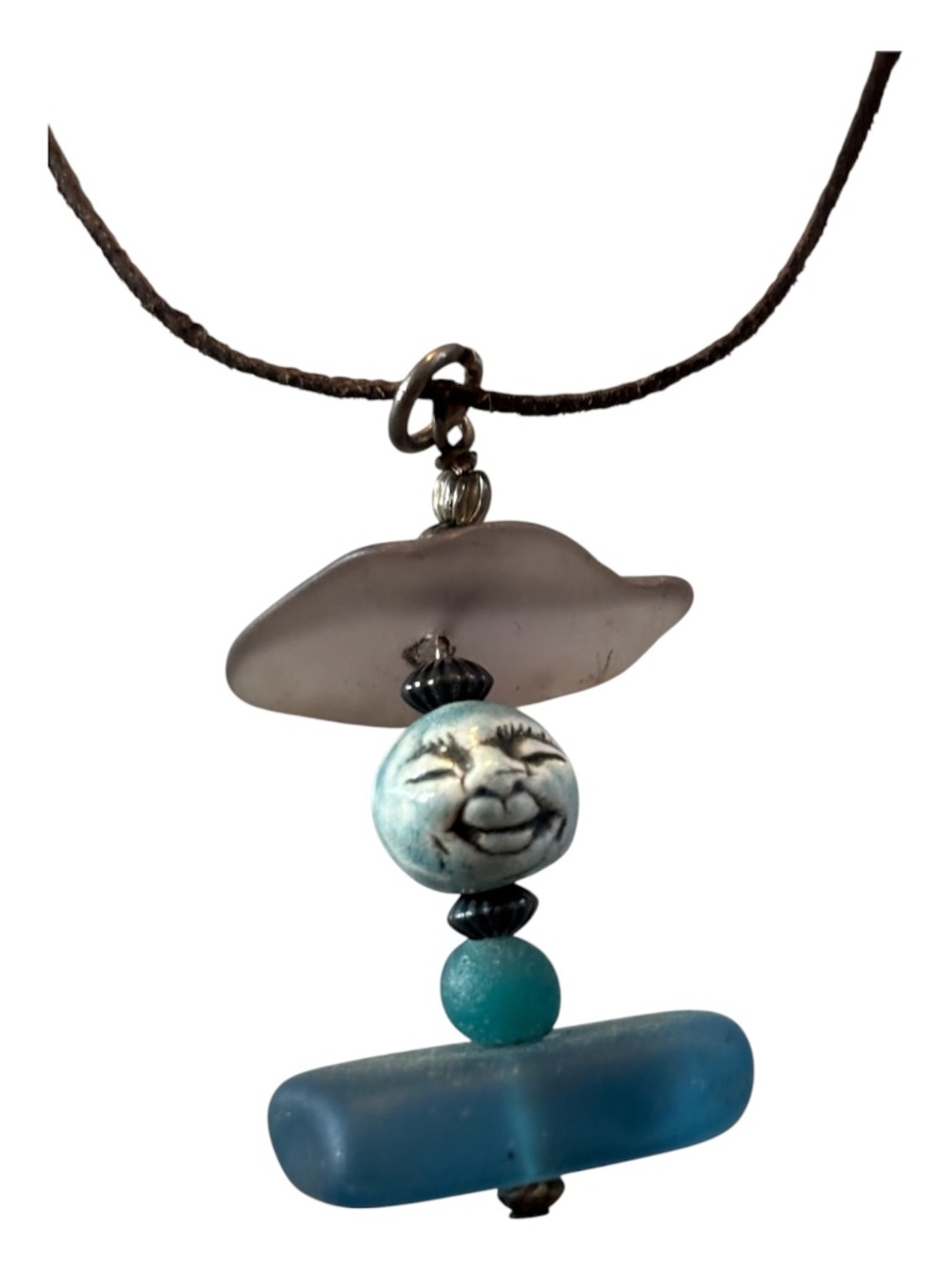 Moon Face Necklace